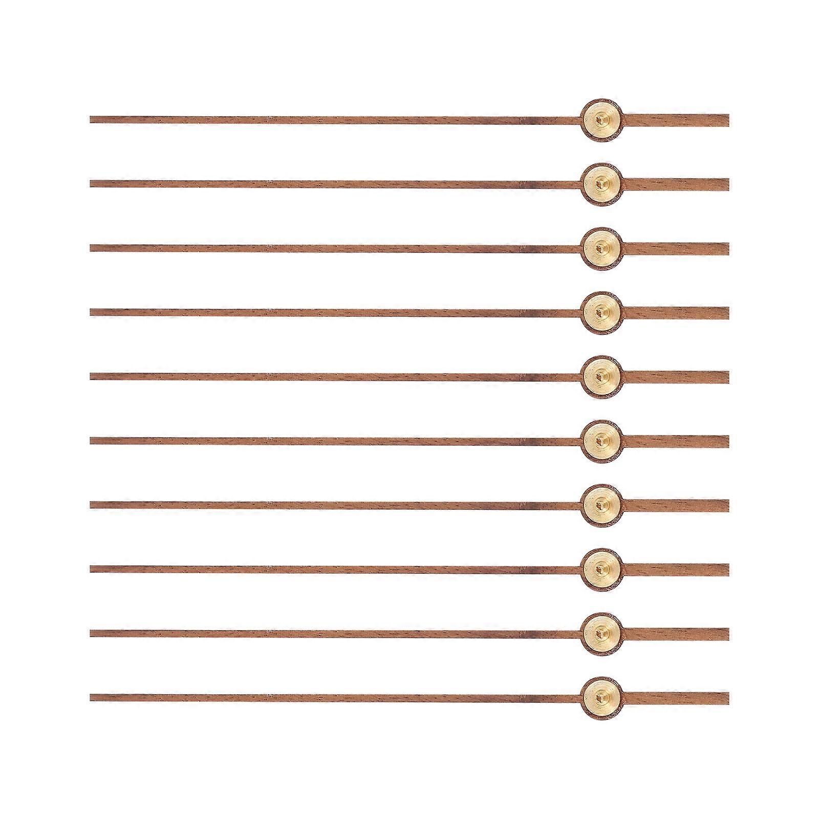 Precision Wooden Second Hands for Clock Movement Replacement 10Pcs Kit