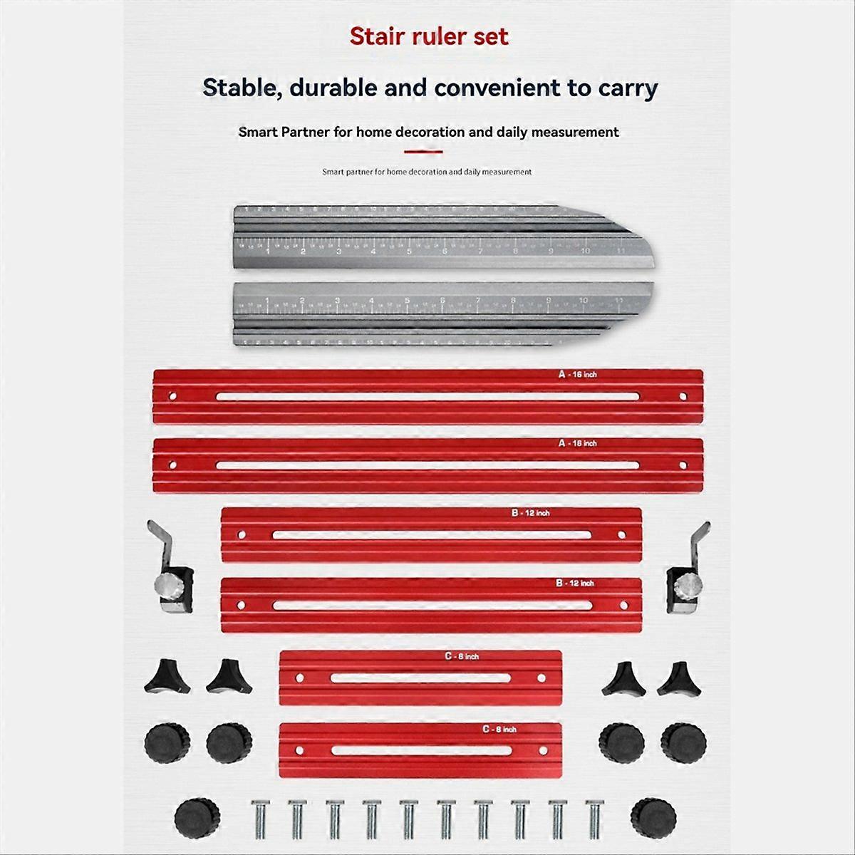 Stair Measuring Tool,Stair Tread Gauge,Stair Tread Template Tool