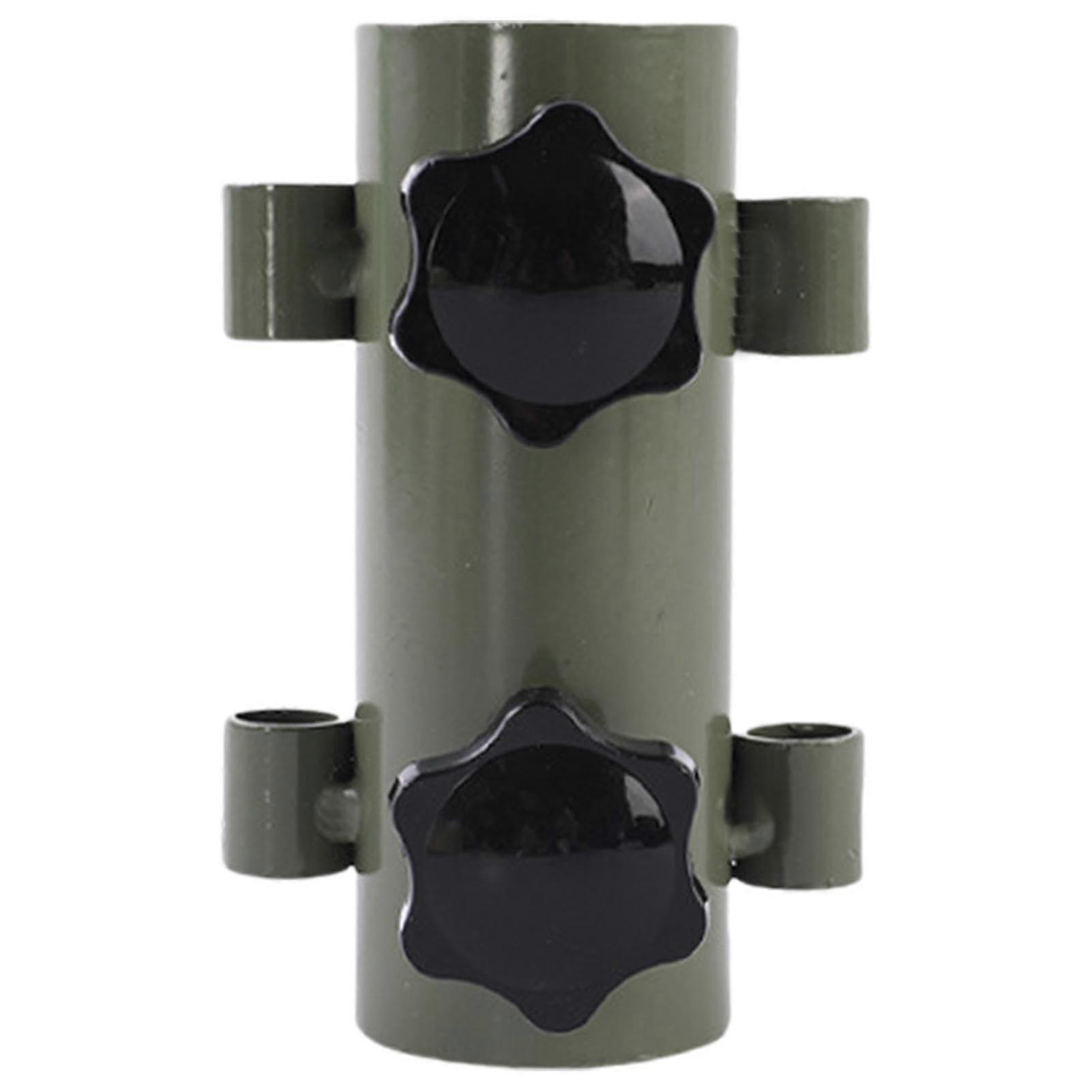 Beach Umbrella Holder with Windproof Rustproof Steel, Adjustable Stand for Camping Garden Backyard