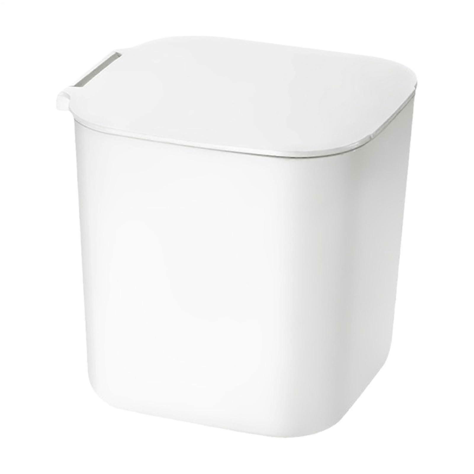 Mini Trash Can with OdorSealing Lid, Compact Desktop Garbage Bin for Kitchen, Bedroom, Office