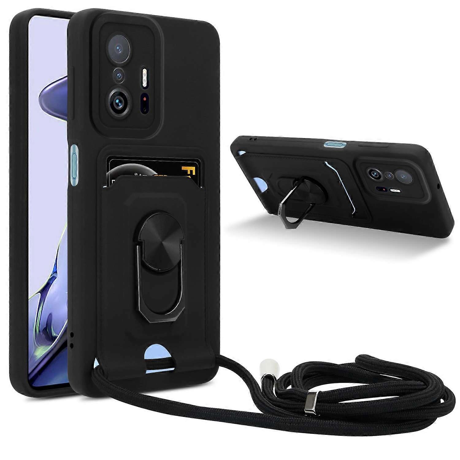 Case Xiaomi 11T / 11T PRO Protective Case with Chain and Stand Function