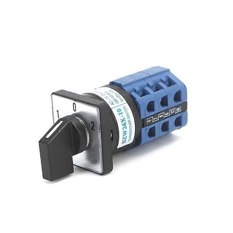 LW2610 Rotary Cam Switch 3 Phase Selector 10A Dual Power 3 Position ONOFFON Control