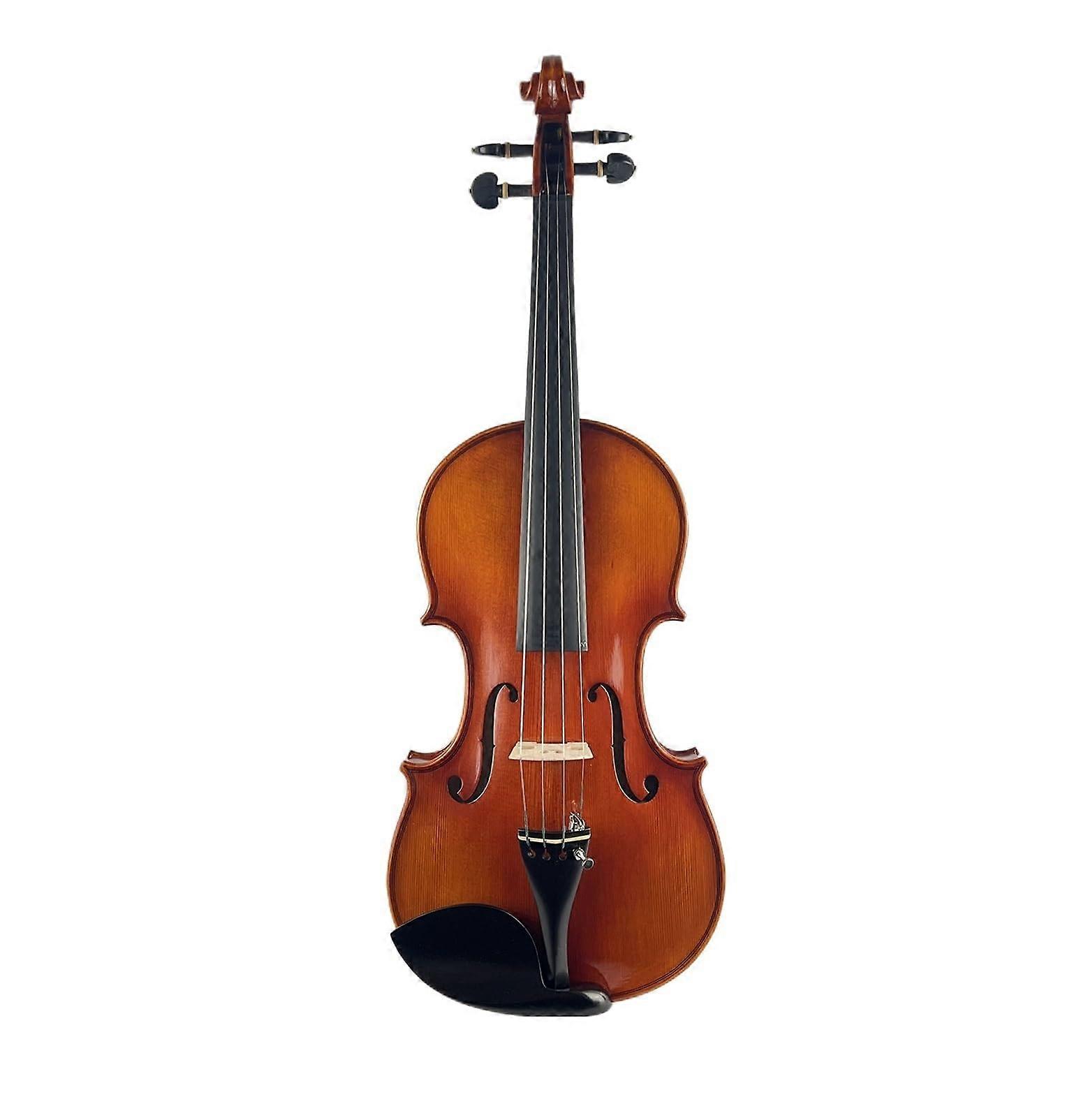 4/4 Full Size Beginner Violin Kit Handcrafted Warm Balanced Tone with Case and Bow for Students