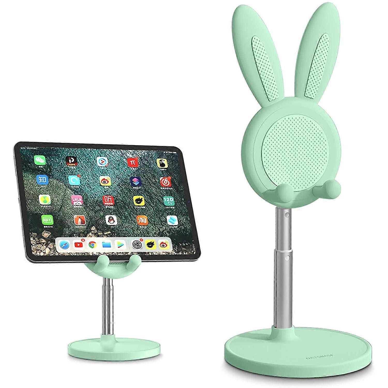 Adjustable Vertical Mobile Phone Desktop Stand (Green)