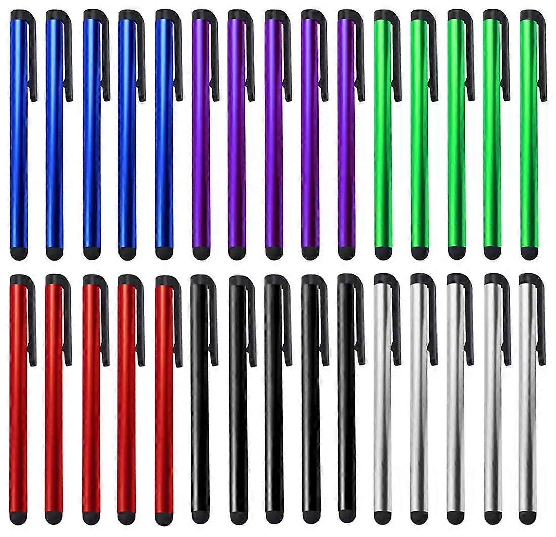30 Pack Capacitive Stylus Pens for Smartphones and Tablets with ScratchResistant Medium Tip