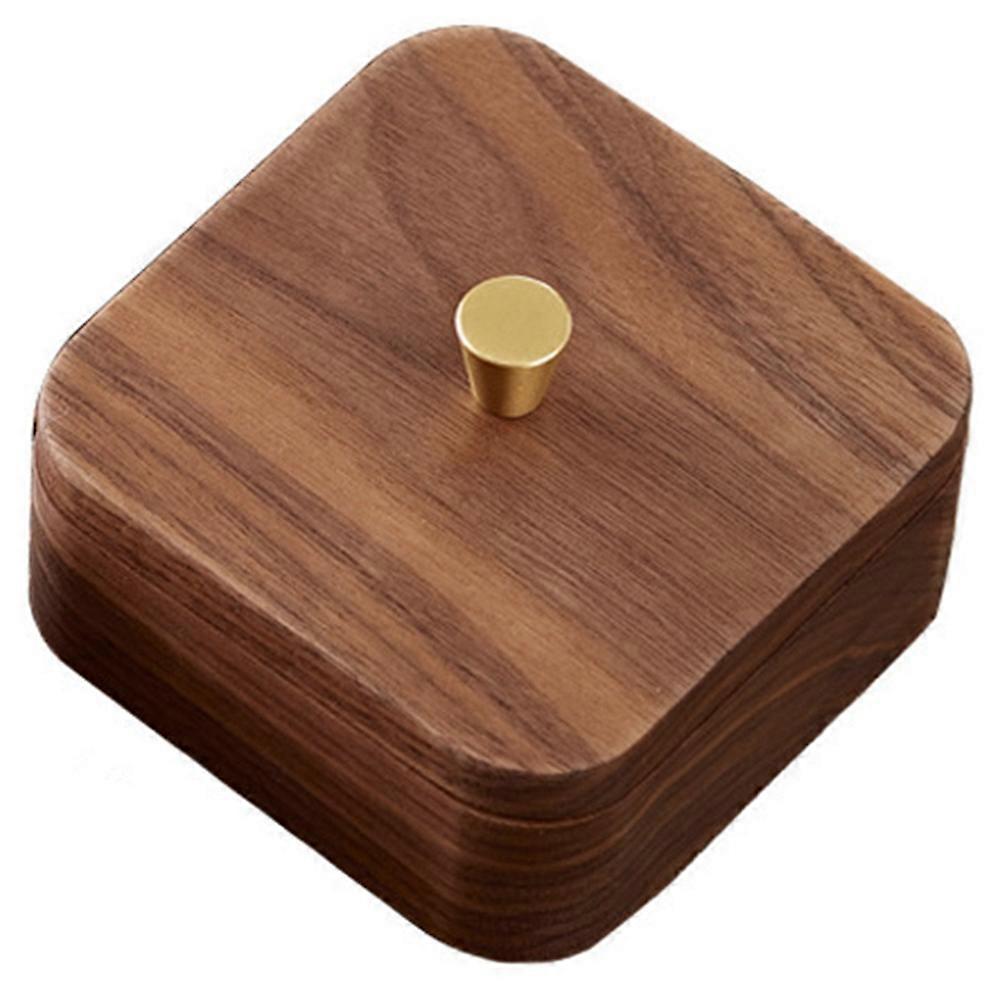 Nordic Simple Black Walnut Dental Floss Box Home Box