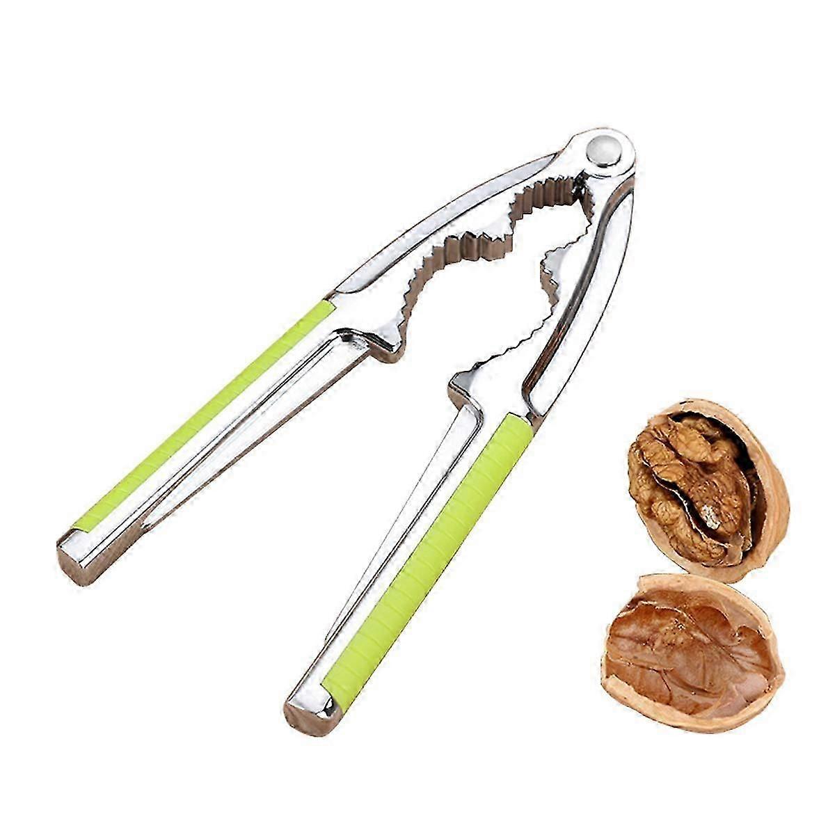 Nutcracker for Nuts,Nut Cracker Tool for Walnut,Pecan,Macadamias,Hazelnuts, Almonds, Lobster,Crab (Green)