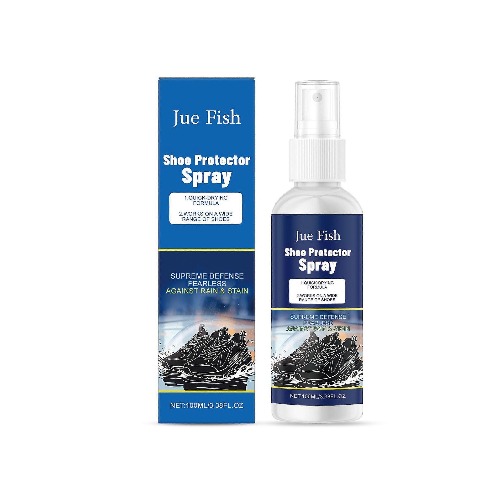 Jue Fish Shoe Protection Spray - Waterproof Stain-Resistant Quick-Drying Suitable For Leather