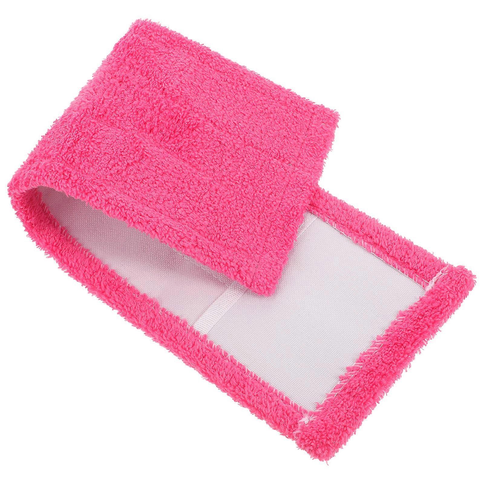Mop Head Replacement Microfiber for Cleaning 1 Piece Rosy Dust Mop