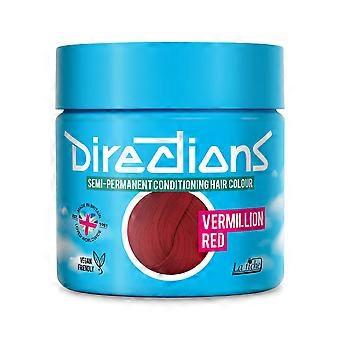 6 x La Riche Directions Semi-permanente Haarfarbe 100ml Wannen - Zinnoberrot