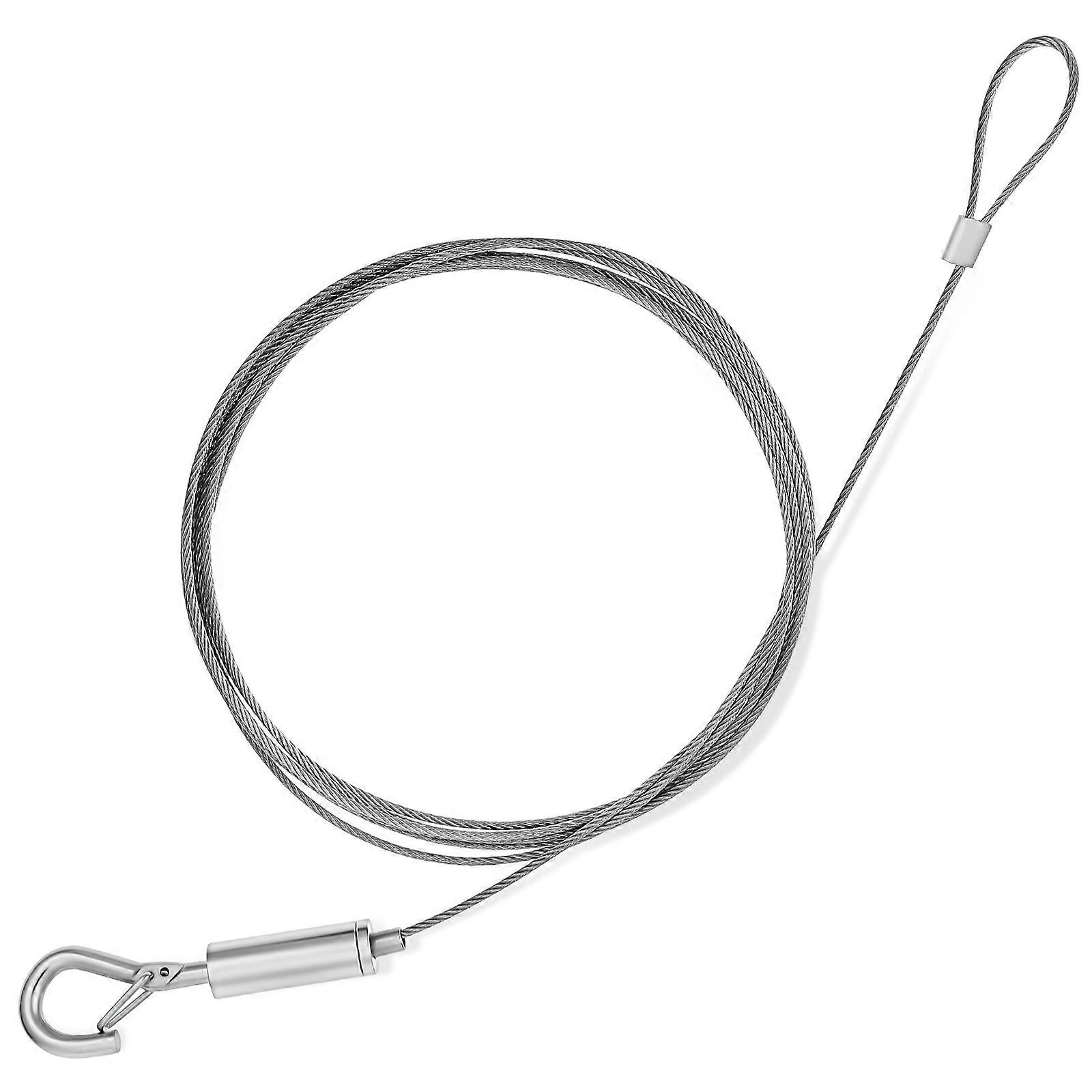 Silver Hanging Wire Stainless Steel Wire for Hanging Frames 5Pcs Secure