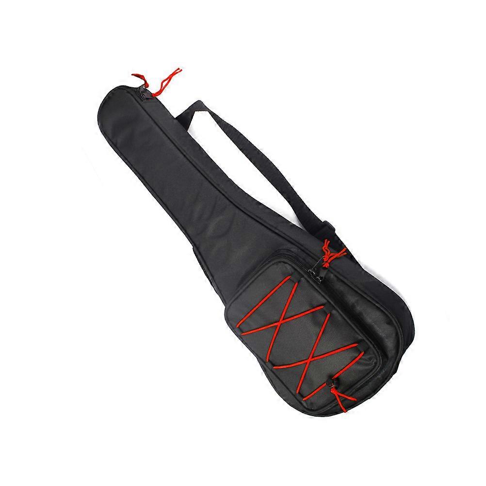 Capa para guitarra de 26 polegadas, resistente e acolchoada, para armazenamento de guitarra, preta.
