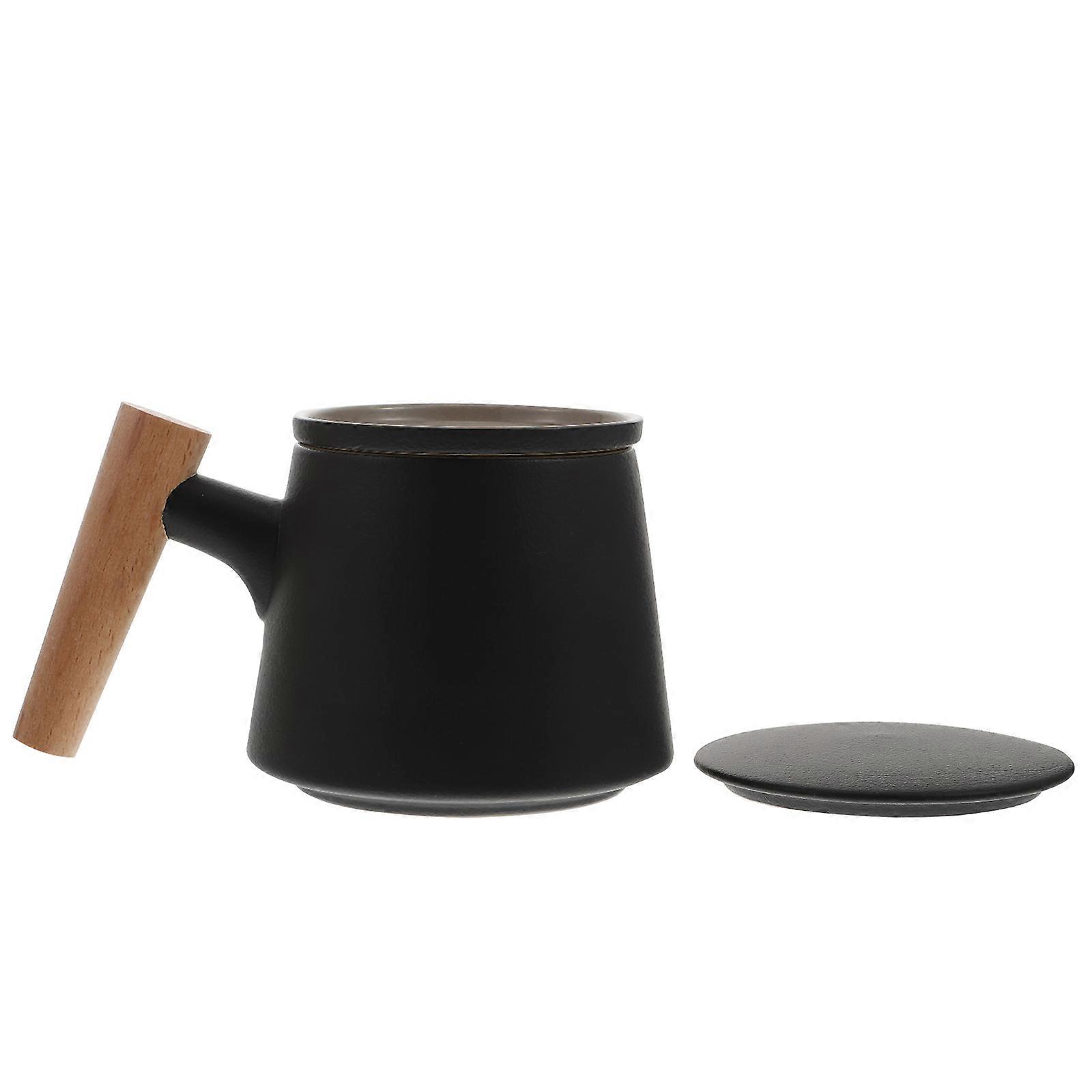 Tea Infuser Ceramic Tea Cup with Lid for 1Set Creative Drinking