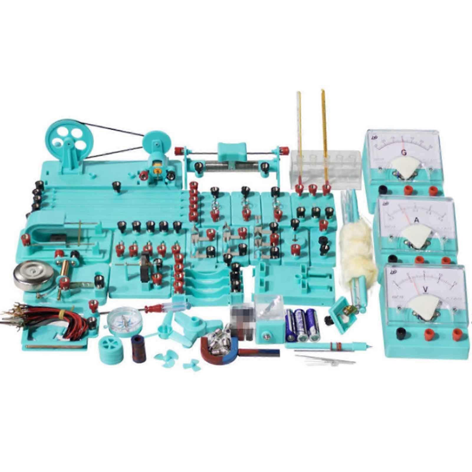 Physics Experiment Kit with DIY Electric Circuit and Magnetic Learning for Classroom Students
