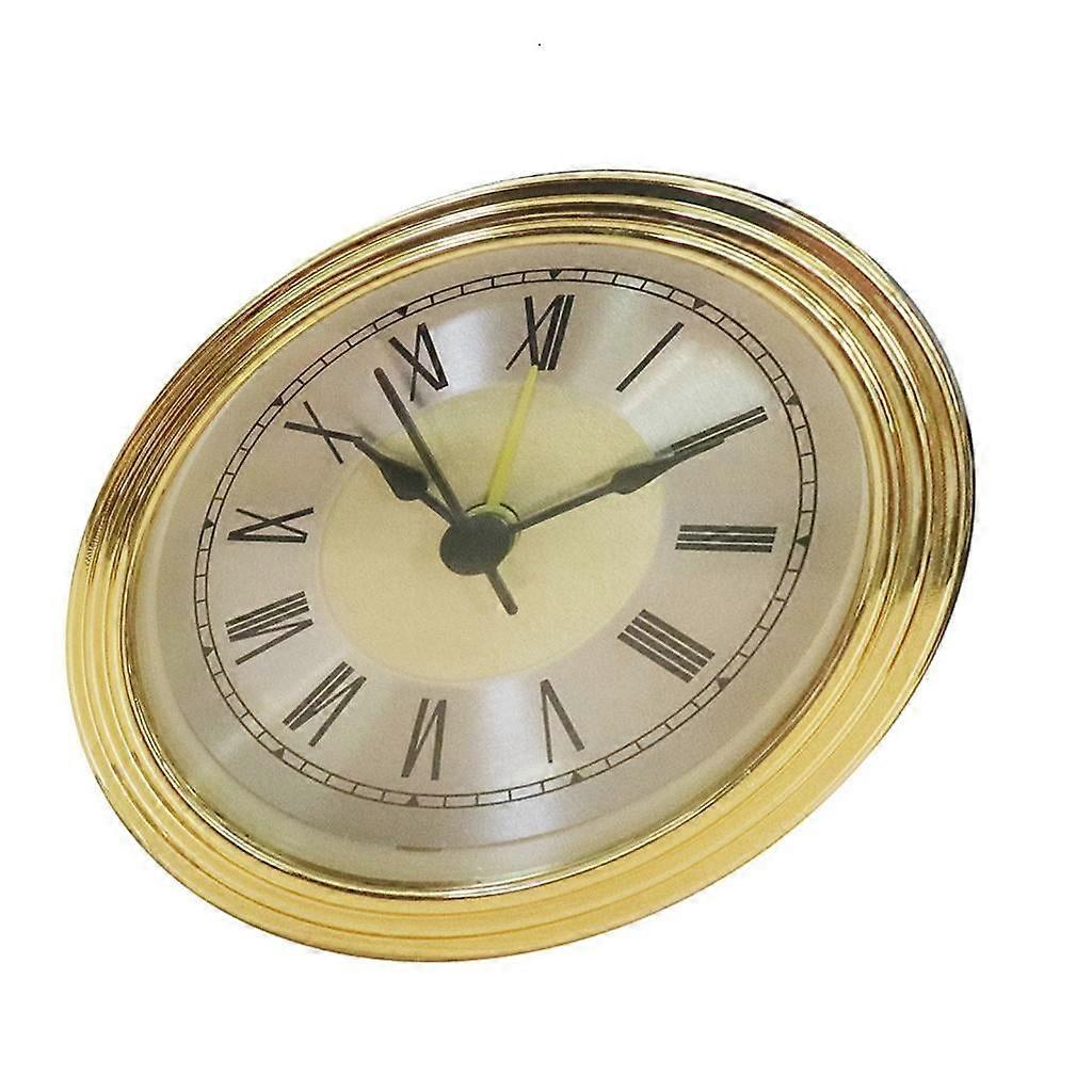 Snooze Alarm Clock Insert 3" Mounting Depth Arabic Roman Numerals Watch Insert