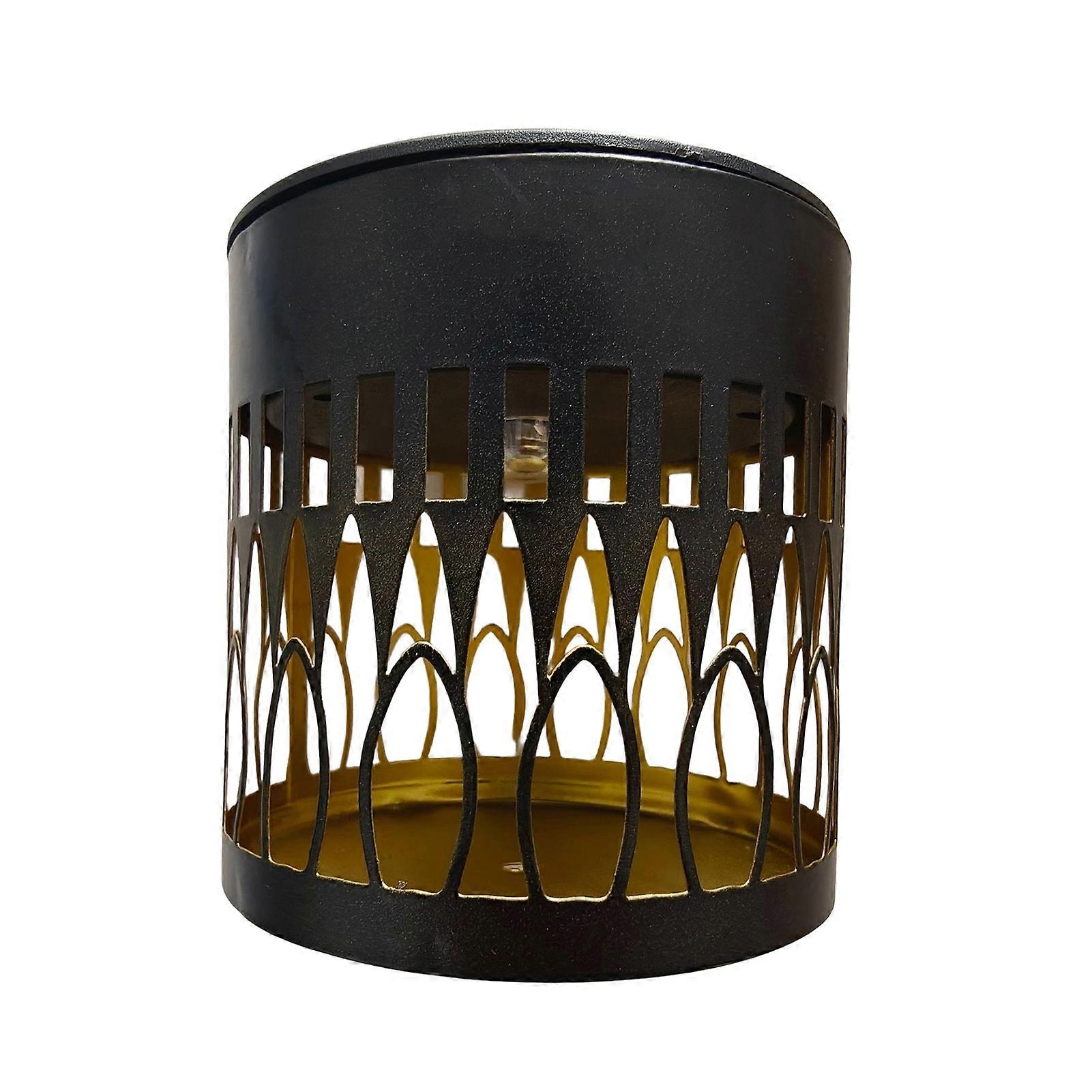 Solar Powered Step Lights - Elegant Metal Design - for Garden Pathway