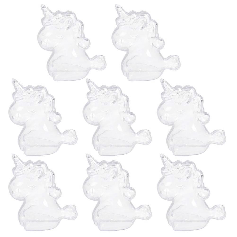 Assorted Color Candy Boxes for Wedding Gift Packaging 8Pcs Unicorn Style