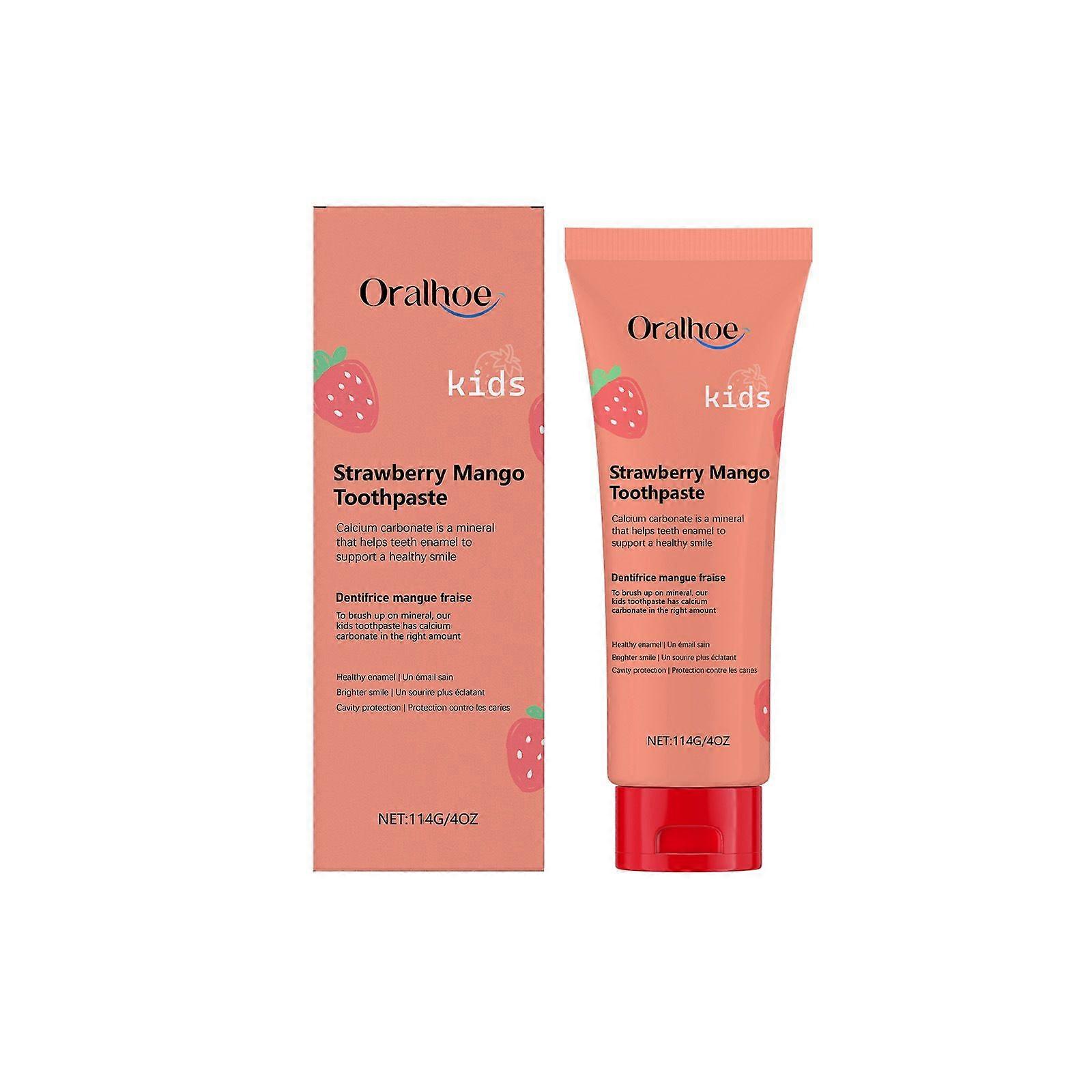 Children's toothpaste, mild and refreshing, fruit flavor, 114g