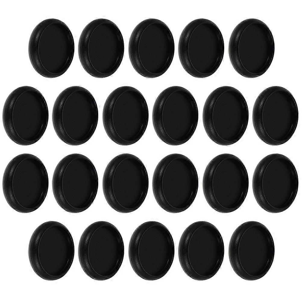 Discbound Discs Binder Discs for Notebook Binding 110Pcs Black Plastic