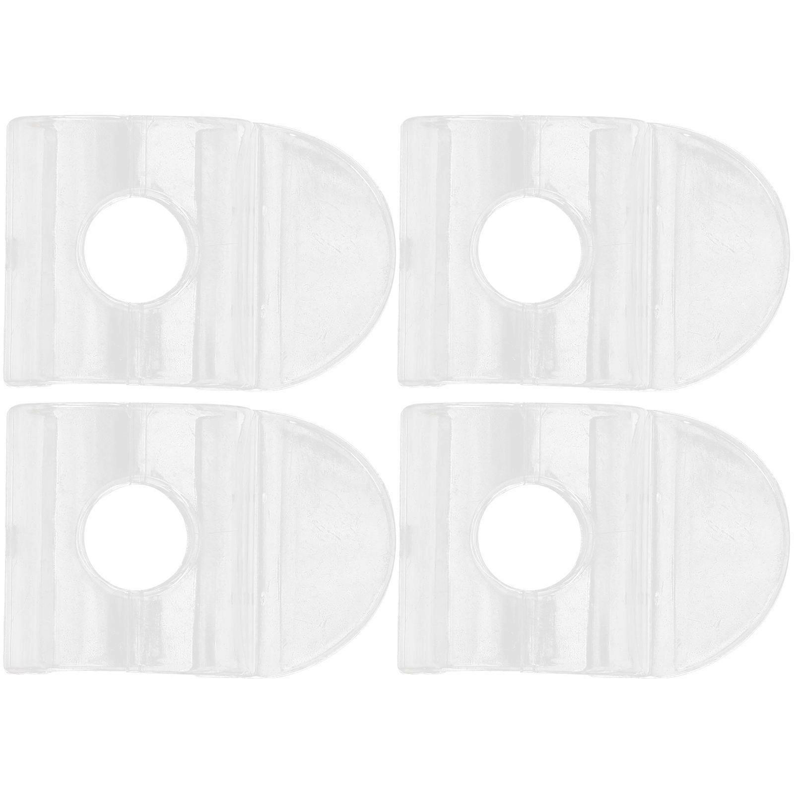 4pcs Cordless Shade Handles Roller Window Shades Pulls Transparent Blind Handles