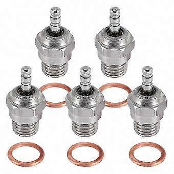 Set di 5 candelette di preriscaldamento per motori nitro, candelette ad alta potenza per camion RC