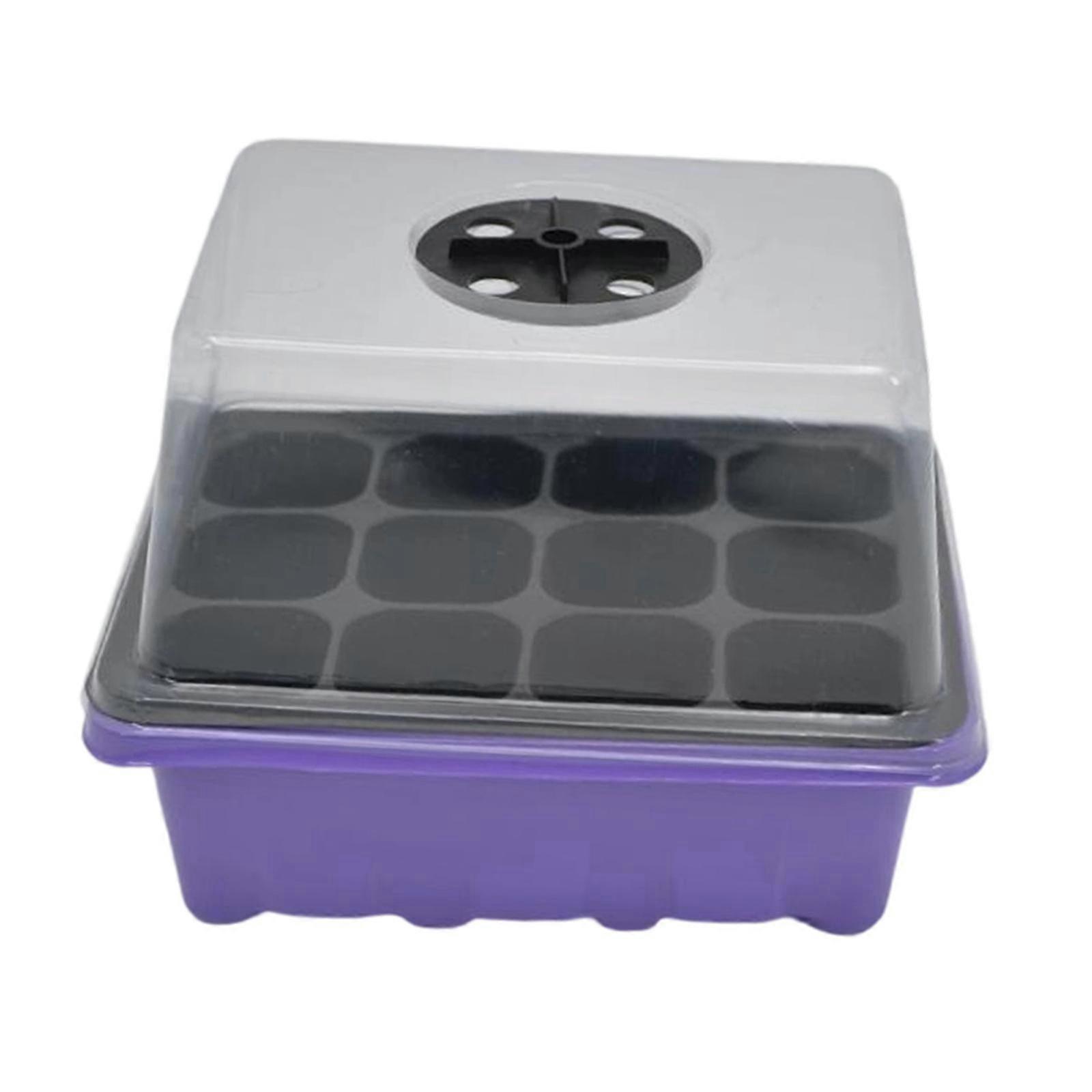 Seeding Starter Tray Ventilated Dome Practical Sturdy Effective Nursery Tray