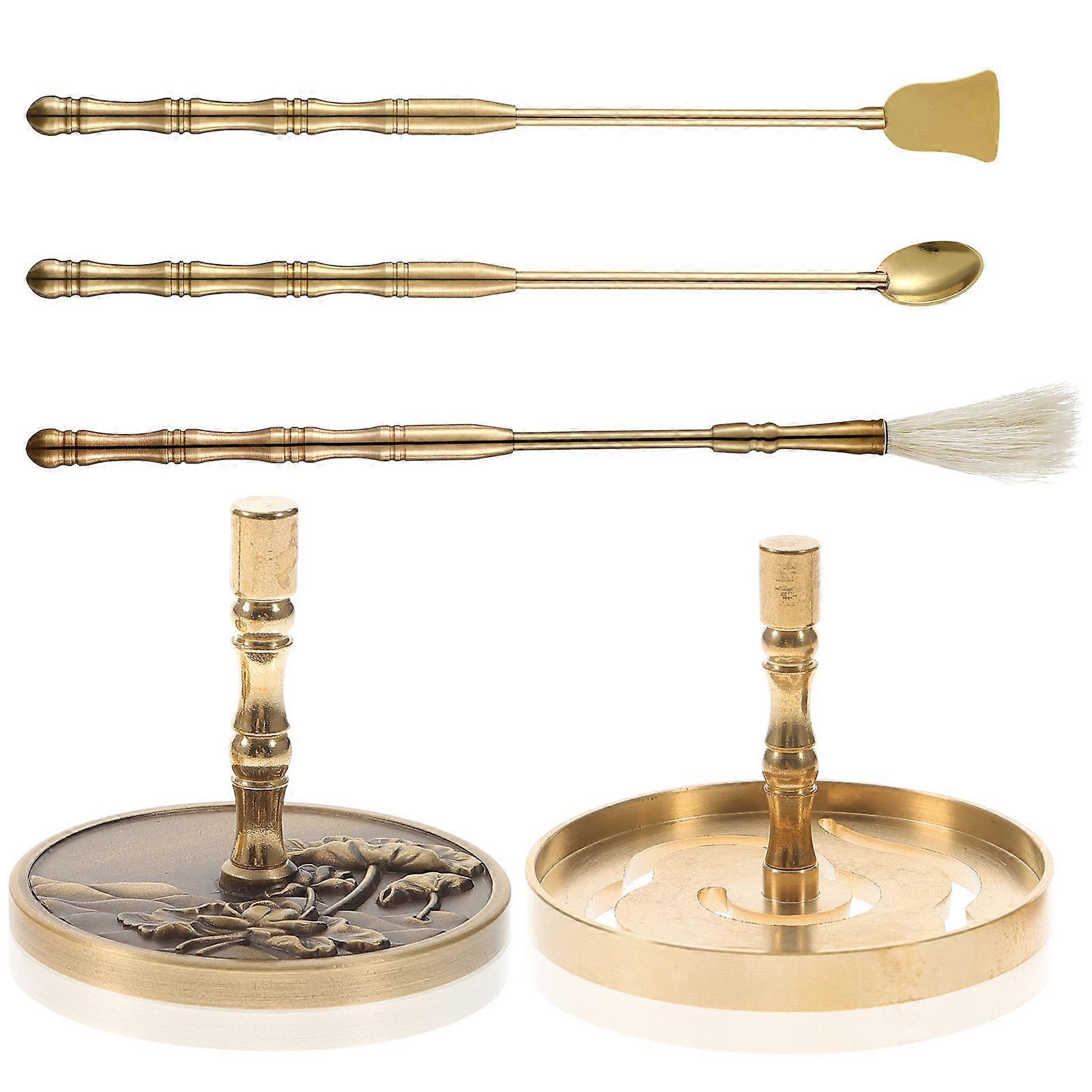 Brass Incense Making Tools Kit for Powder Incense 1Set