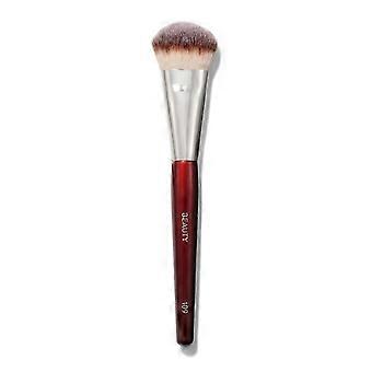 Mini Contoured Foundation Brush 109 for Liquid or Cream Foundations, Bronzer, Blush, Highlighter