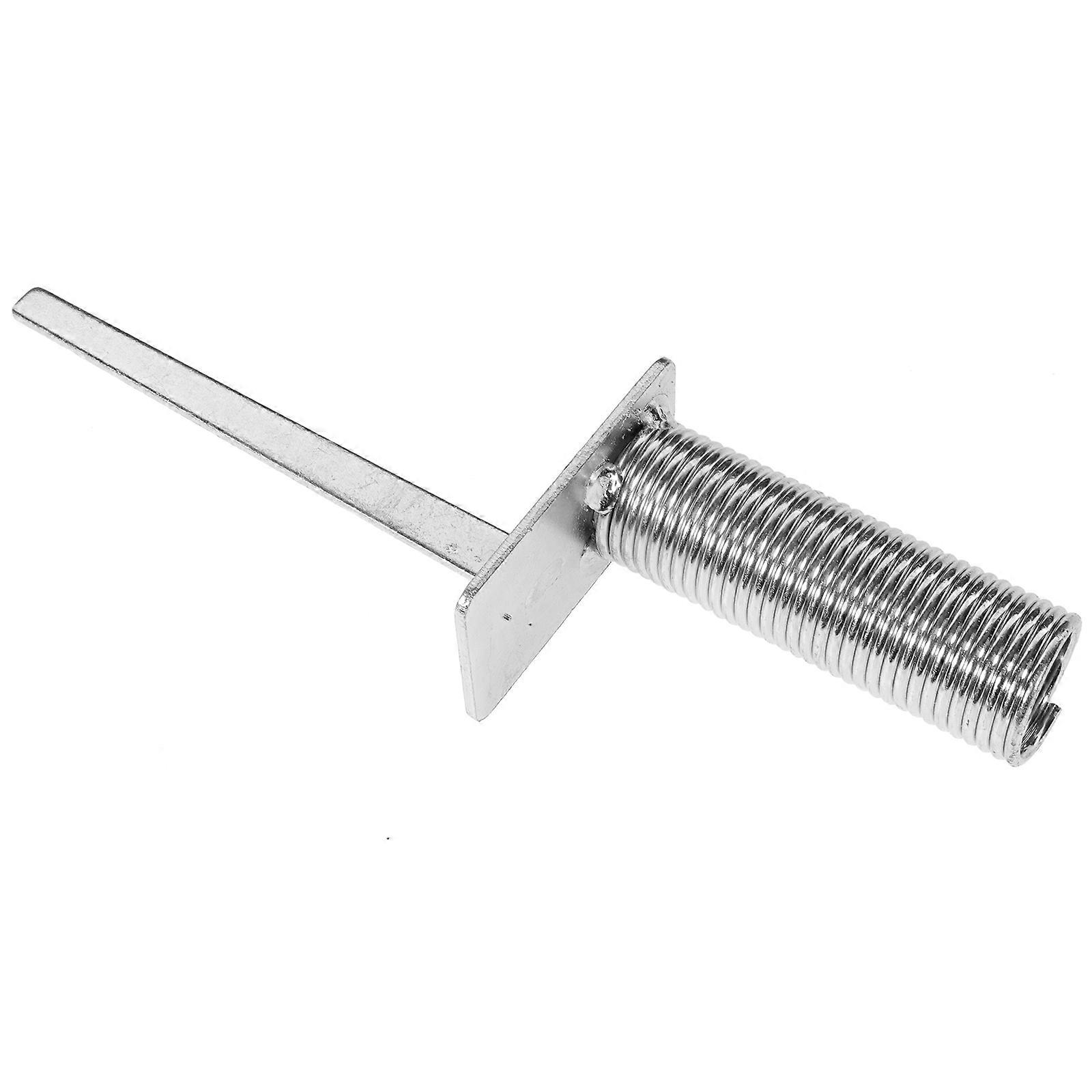 Soccer Corner Flag Base Spring Mount for Training 4Pcs Silver Iron
