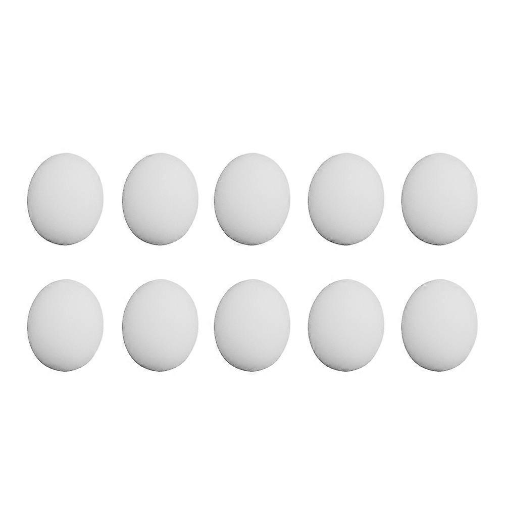 Sponge Eggs Multi-Purpose Sponge Eggs for Playing 10Pcs White
