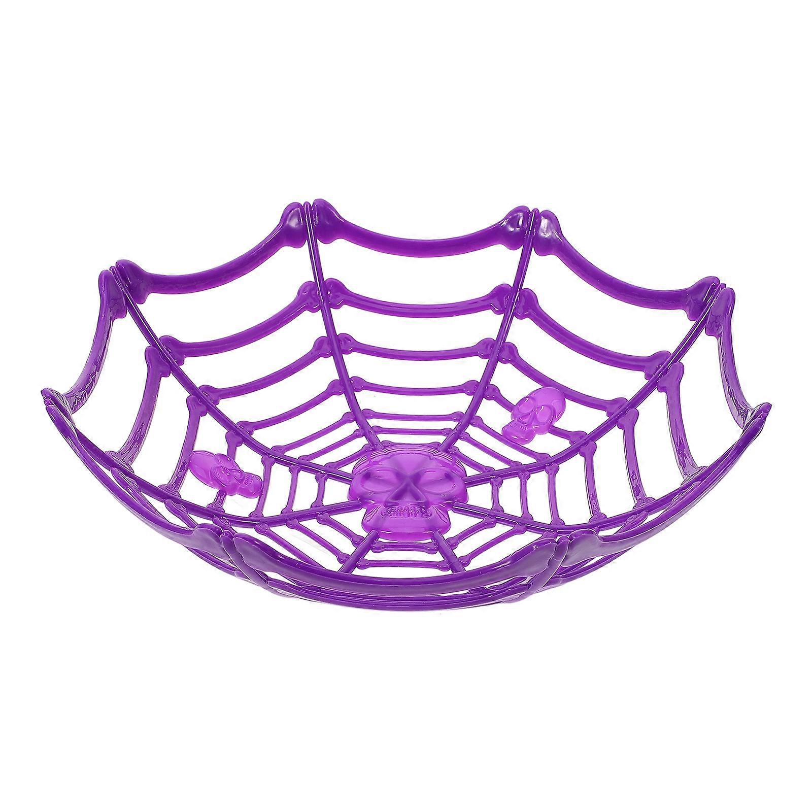 Spider Web Fruit Basket for Storage Candy and Fruit Serving Basket