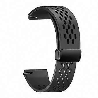 Magnetic Silicone Band for 46mm Smartwatch - Solid Color, Folding Clasp, Adjustable Strap for GT 6 Pro Models