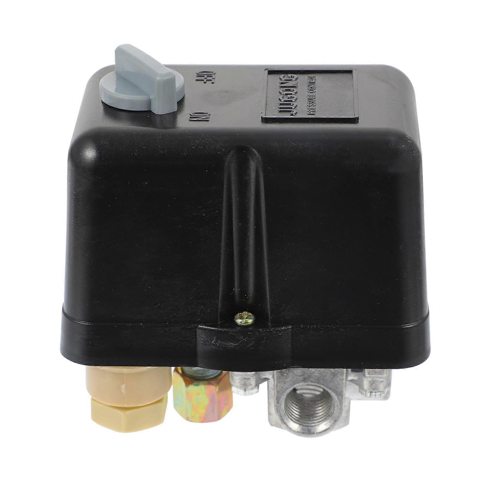 Air Compressor Pressure Valve Pressure Control Switch Black