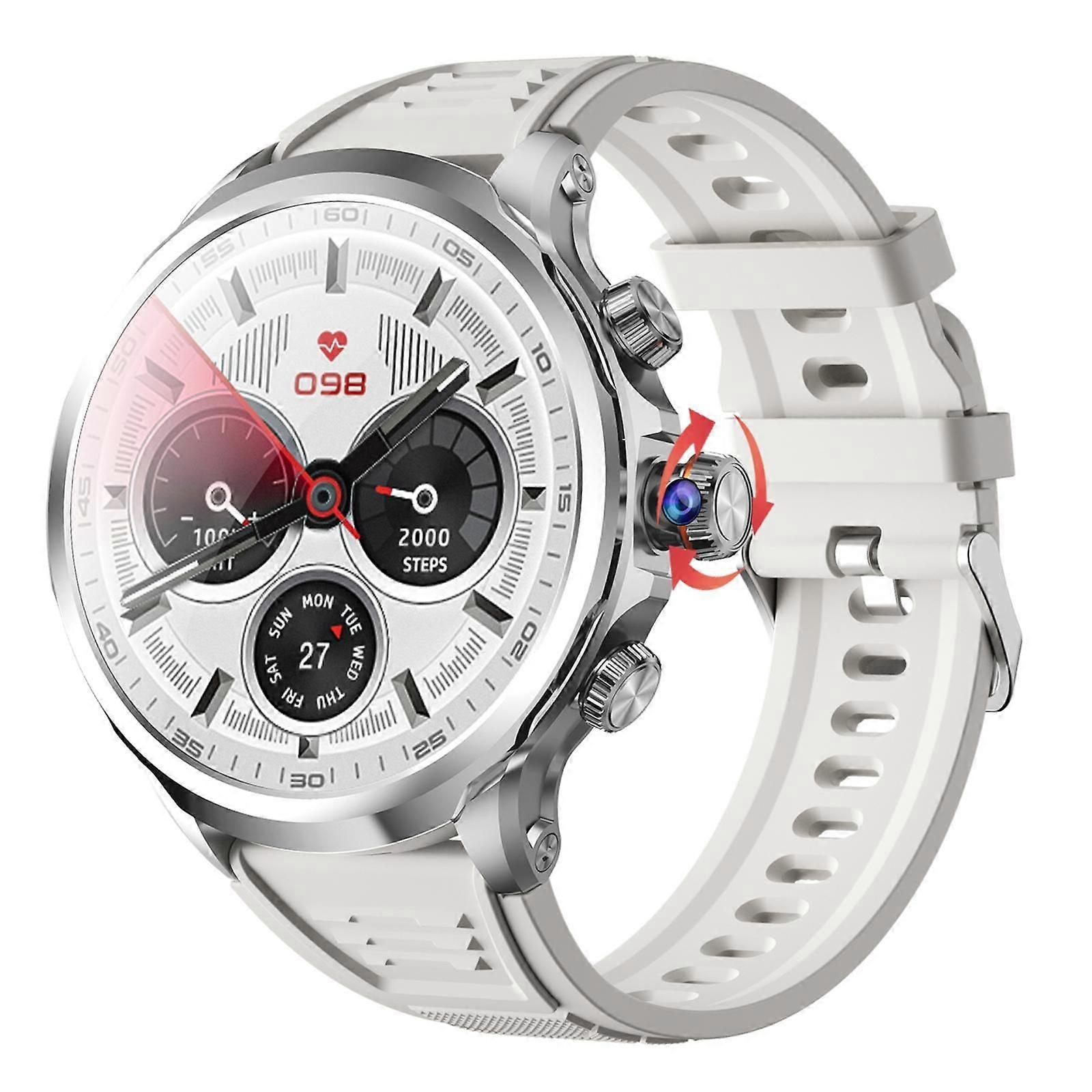 4G Global SIM Card Slot Rotating Camera Smartwatch
