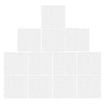 12 stücke Aquarium Mesh Pads Tragen-beständig Moos Netze Edelstahl Draht Maschen Aquarium Zubehör