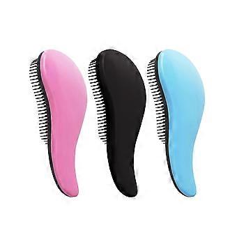 3 Pcs Detangling Hair Brush Set, Pain-Free Kids Hair Brush, Curly Hair Detangler for Women