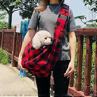 Comfort Sling Pet Carrier Bag - Adjustable & Breathable Tote for Small Dogs