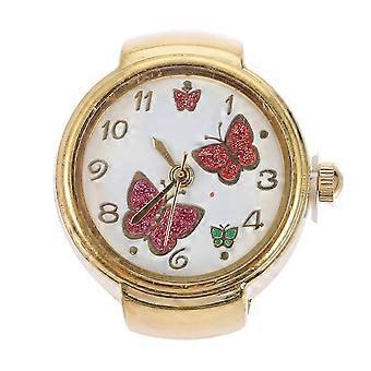 Finger Ring Watch compatible with Decoration Durable Butterflies Ring Watch Gift