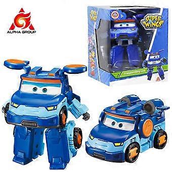 S5 5" Scale Transforming Toy Action Figures Golden Boy Airplane To Robot Plane Gifts For Birthday Boys Girls Kids