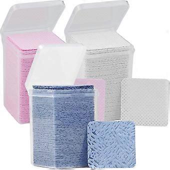 Professional Eyelash Glue Wipes Cotton Clean Wipe for Cleaning 3 Bottles
