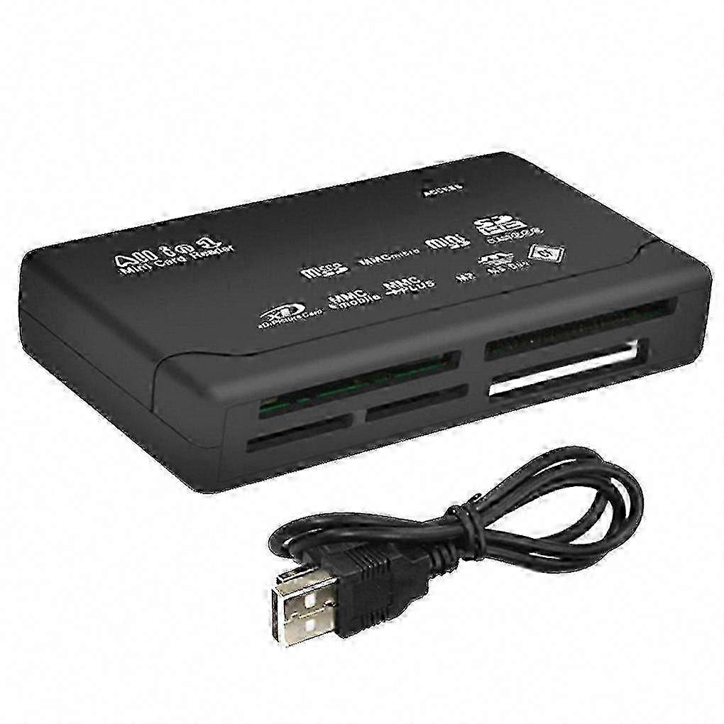 TF MS Card Reader USB Adapter compatible withLaptop PC, Multi Memory Card Reader Device