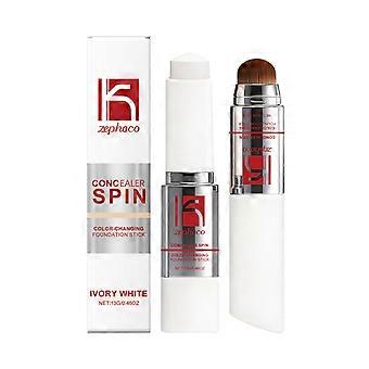 2pcs,Concealer Color Changing Foundation Stick (Ivory White)