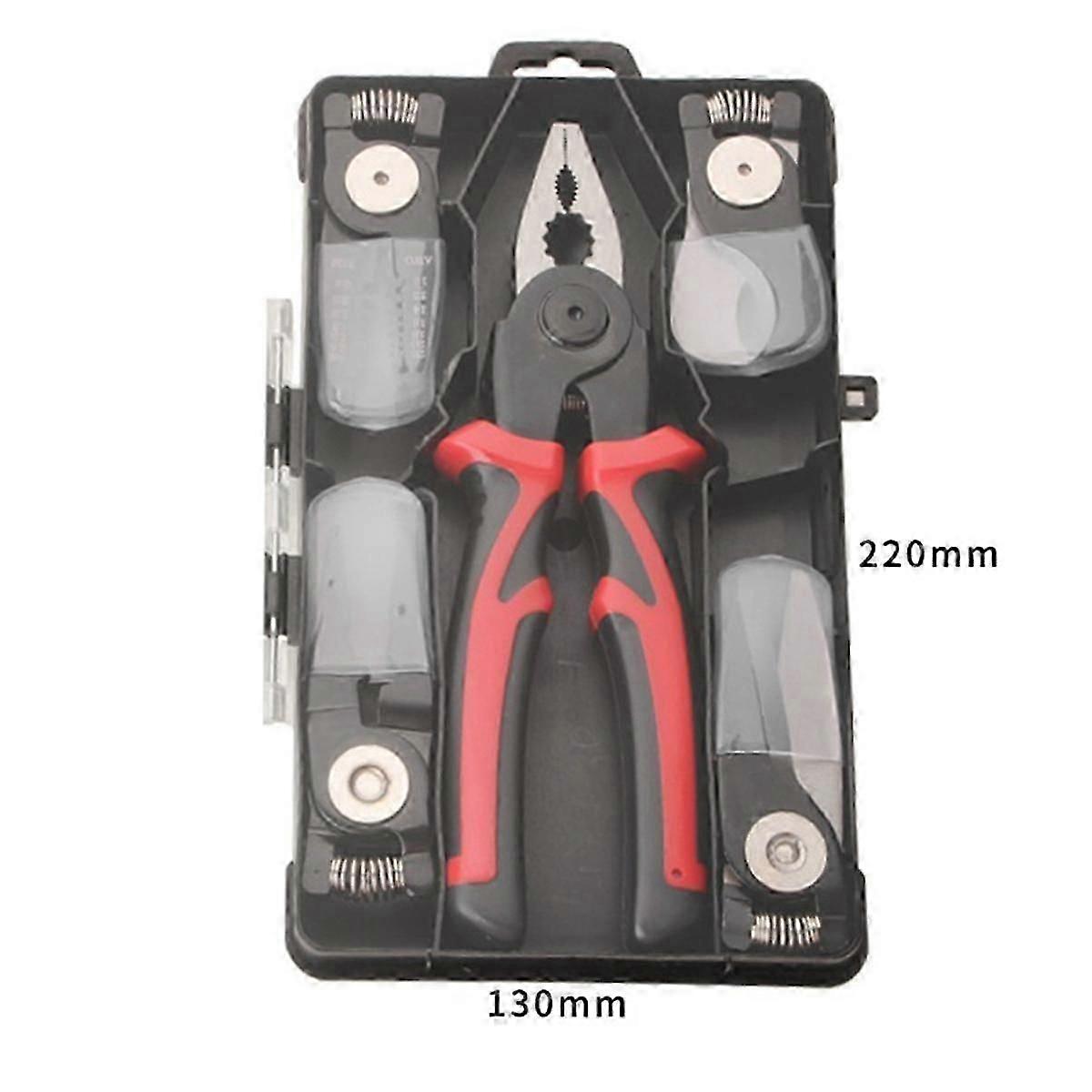 5-In-1 Combination Interchangeable Pliers Set, Multifunctional Interchangeable Pliers Set Vise Set