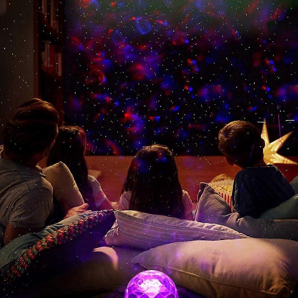 Led Starlight Projector, Rotating Water Wave Projection Lamp