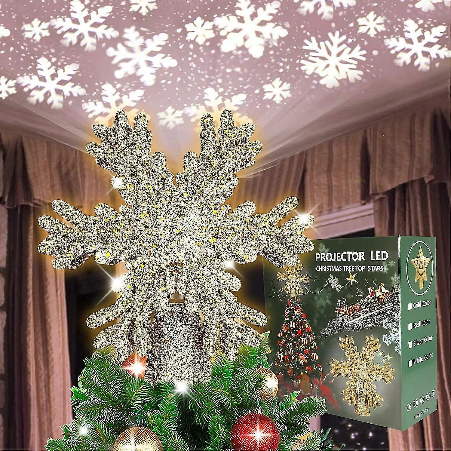 Scintillating Christmas Tree Crew - Led Decoration (gold)