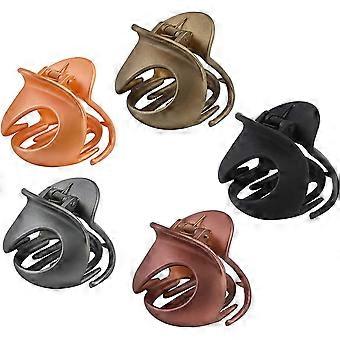 pinces à cheveux de mâchoire-pinces à griffes antidérapantes irrégulières accessoires pour cheveux pour femmes (multicolore)