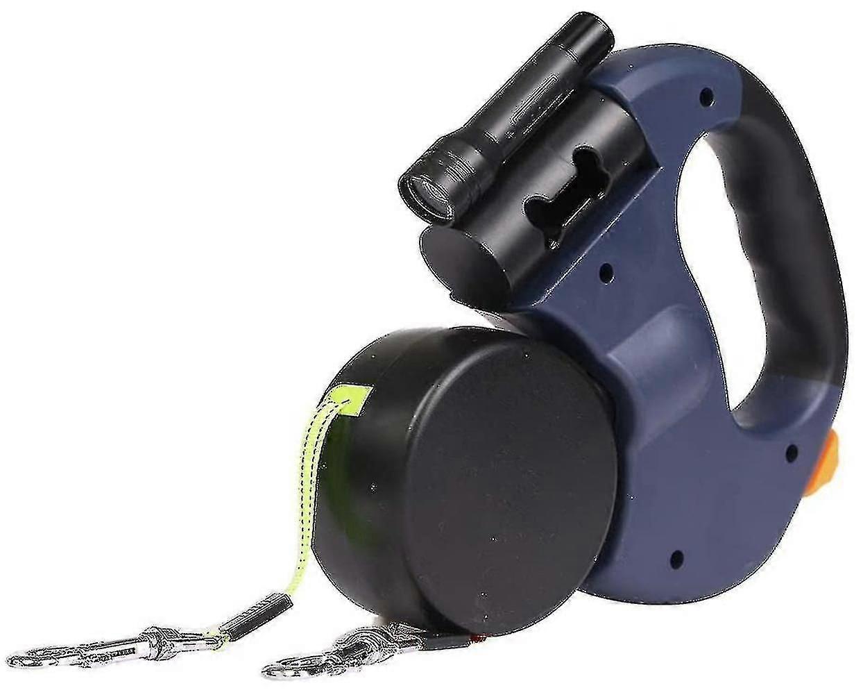 Laisse rétractable double pour 2 chiens