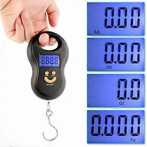 mini portable digital scale luggage weight hook electronic scale