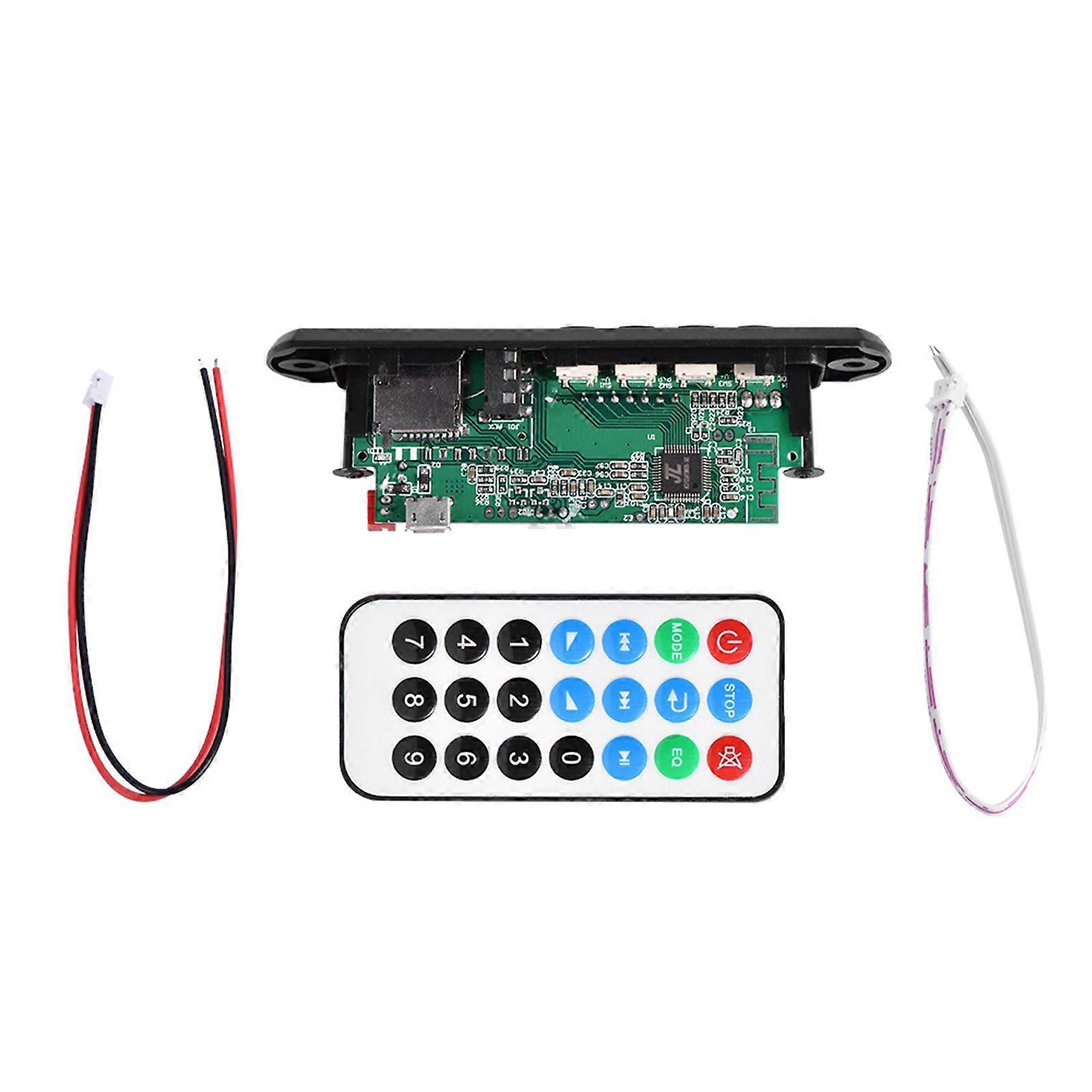 MP3 WMA Decoder Board Audio Wireless Bluetooth Module USB TF FM Hands Free Call