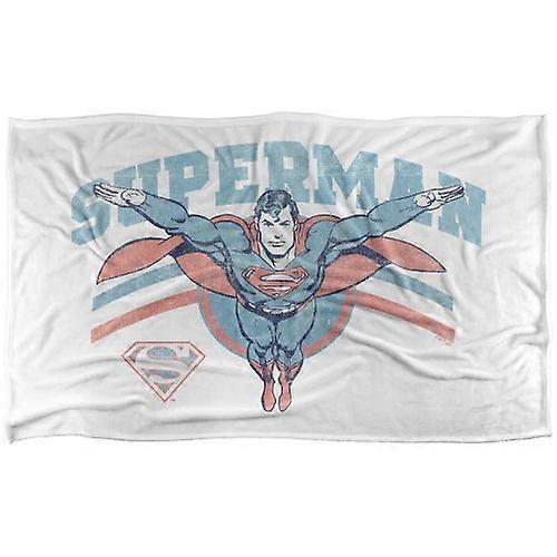Superman Flying Stripes Soft Touch Blanket